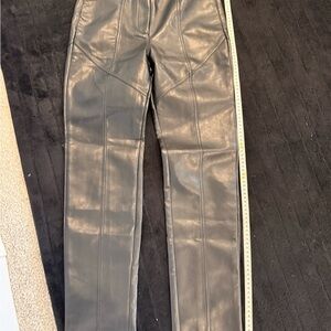 Wilfred Black Vegan Leather Pants
